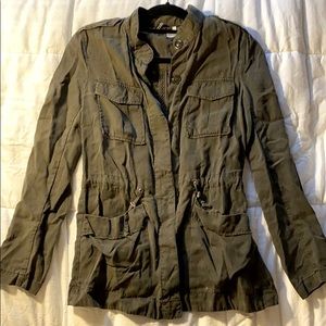 H&M olive green miltary jacket